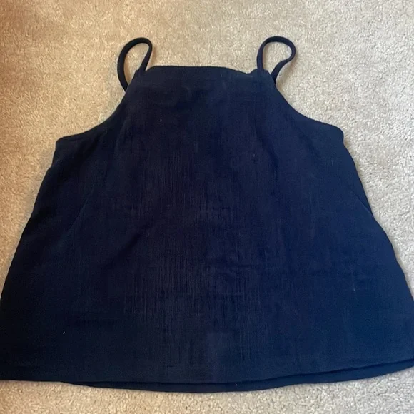 madewell texture and thread high neck tank top - Picture 3 of 3